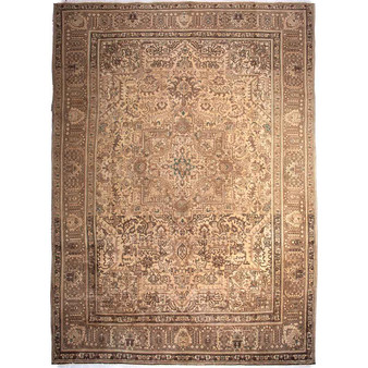 11' 3'' x 7' 8'' Tabriz Authentic Persian Hand Knotted Area Rug - 112812