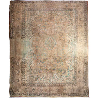 13' 5'' x 10' 0'' Tabriz Authentic Persian Hand Knotted Area Rug - 112831