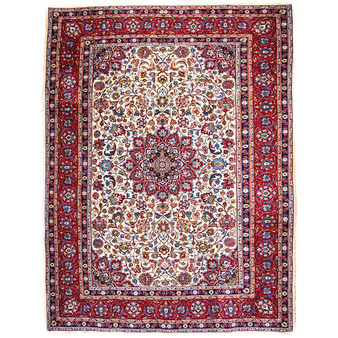 11' 3'' x 8' 0'' Kashmar Authentic Persian Hand Knotted Area Rug - 112849