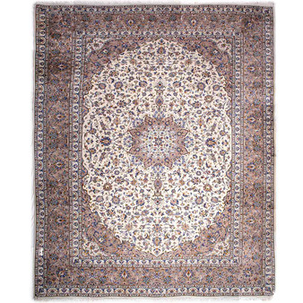 12' 11'' x 9' 10'' Kashan Authentic Persian Hand Knotted Area Rug - 112859