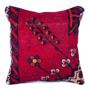 1' 8'' x 1' 8'' Ferdos Authentic Persian Hand Knotted Pillow Rug - 113017