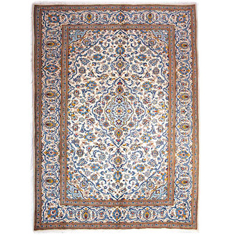 11' 10'' x 8' 2'' Kashan Authentic Persian Hand Knotted Area Rug - 112901