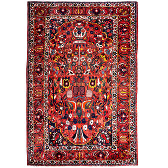 10' 8'' x 7' 1'' Bakhtiari Authentic Persian Hand Knotted Area Rug - 112941