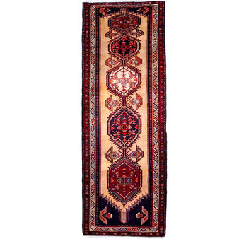 10' 10'' x 3' 5'' Ardabil Authentic Persian Hand Knotted Area Rug - 112981