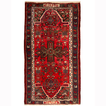 4' 1 x 2' 4 Zanjan Authentic Persian Hand Knotted Area Rug | Los Angeles Home of Rugs