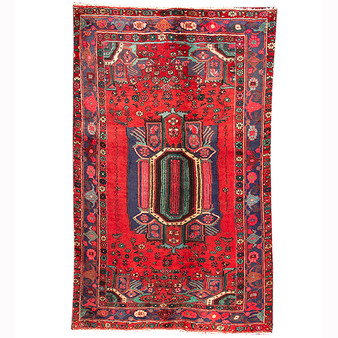6' 6 x 4' 6 Gholtogh Authentic Persian Hand Knotted Area Rug | Los Angeles Home of Rugs