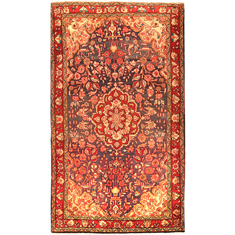 9' 7 x 5' 5 Borchelu Authentic Persian Hand Knotted Area Rug | Los Angeles Home of Rugs