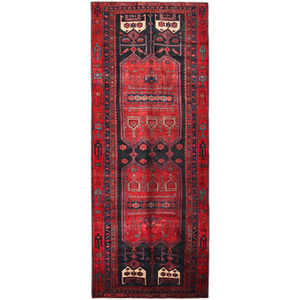 12' 5 x 4' 5 Bijar Authentic Persian Hand Knotted Area Rug | Los Angeles Home of Rugs