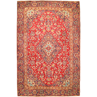 9' 8 x 6' 3 Ardakan Authentic Persian Hand Knotted Area Rug | Los Angeles Home of Rugs