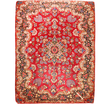 13' 5 x 9' 7 Kerman Authentic Persian Hand Knotted Area Rug | Los Angeles Home of Rugs