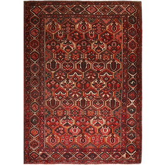 9' 11 x 7' 3 Bakhtiari Authentic Persian Hand Knotted Area Rug | Los Angeles Home of Rugs