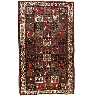 10' 1 x 5' 9 Bakhtiari Authentic Persian Hand Knotted Area Rug | Los Angeles Home of Rugs