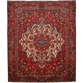 13' 1 x 10' 8 Bakhtiari Authentic Persian Hand Knotted Area Rug | Los Angeles Home of Rugs