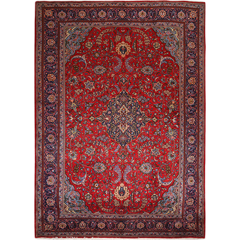 11' 7 x 8' 2 Sarouk Authentic Persian Hand Knotted Area Rug | Los Angeles Home of Rugs