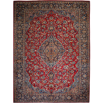 12' 10 x 9' 9 Najafabad Authentic Persian Hand Knotted Area Rug | Los Angeles Home of Rugs