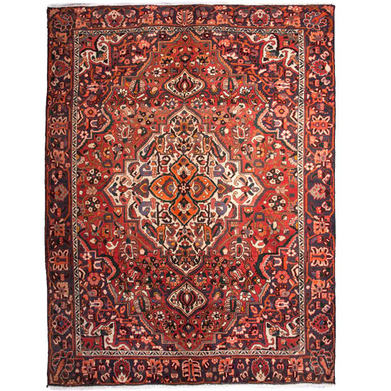 9' 6 x 6' 7 Bakhtiari Authentic Persian Hand Knotted Area Rug | Los Angeles Home of Rugs