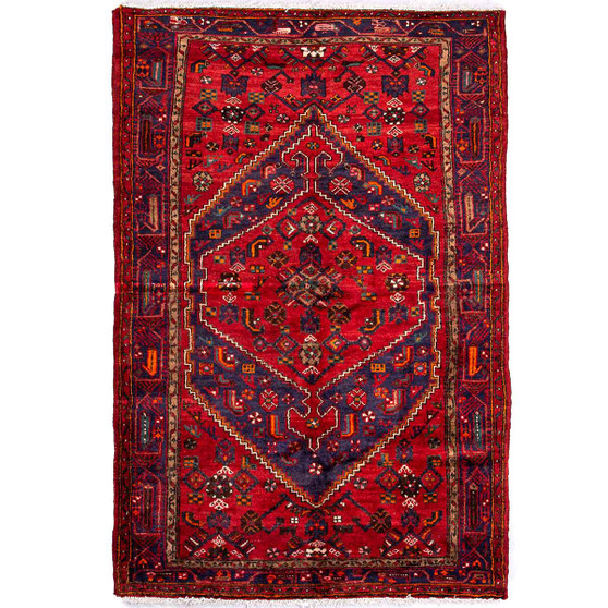 7' 1 x 4' 6 Zanjan Authentic Persian Hand Knotted Area Rug | Los Angeles Home of Rugs