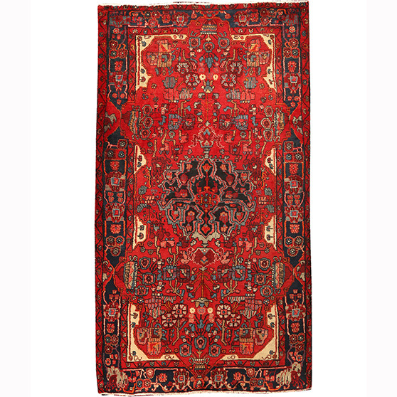 9' 8 x 5' 4 Nahavand Authentic Persian Hand Knotted Area Rug | Los Angeles Home of Rugs