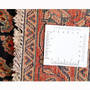 Arak Persian Rug 10x3 ft - Semi Antique Medallion Crimson, Red Hand Knotted | full view | SKU 111717