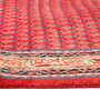 Arak Persian Rug 10x6 ft - Semi Antique Medallion Crimson, Red Hand Knotted | side view | SKU 111718