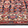 Farahan Persian Rug 13'9" x 3'6" - Antique Medallion Red, Green Hand Knotted | side view | SKU 111729