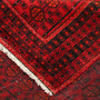 Baluch Persian Rug 6'7" x 4'3" - Semi Antique Mihrab Red, Blue Hand Knotted | corner detail | SKU 111823