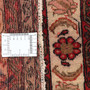Baluch Persian Rug 6'11" x 3'8" - Semi Antique Mihrab Red, Blue Hand Knotted | full view | SKU 111824