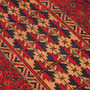 Baluch Persian Rug 7x2 ft - Semi Antique Geometric, Tribal and Nomadic Dark Red, Burgundy, Madder Red Hand Knotted | back view | SKU 111831