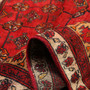 Baluch Persian Rug 6'10" x 3'7" - Semi Antique Mihrab Red, Blue Hand Knotted | texture detail | SKU 111832
