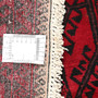 Baluch Persian Rug 7'10" x 4'5" - Semi Antique Mihrab Red, Blue Hand Knotted | full view | SKU 111840