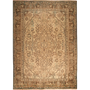 Tabriz Persian Rug 11'8" x 8'1" - Semi Antique Medallion Red, Cream Hand Knotted | front view | SKU 111900