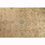 Tabriz Persian Rug 9x6 ft - Semi Antique Medallion Toranj Afshan Cream Beige Sage Green Hand Knotted | pile detail | SKU 111913