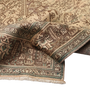 Azarshahr Persian Rug 12x9 ft - Semi Antique Medallion Red, Cream Hand Knotted | detail view | SKU 111915