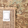 Tabriz Persian Rug 13'1" x 9'10" - Semi Antique Medallion Red, Cream Hand Knotted | full view | SKU 111916