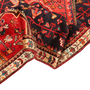 Tuyserkan Persian Rug 9'4" x 3'10" - Semi Antique Medallion Navy Blue, Blue Hand Knotted | detail view | SKU 111921