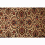 Tabriz Persian Rug 10'1" x 7'10" - Semi Antique Medallion Red, Cream Hand Knotted | pile detail | SKU 111925