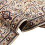 Nain Persian Rug 13'5" x 9'10" - Semi Antique Medallion Cream, Beige Hand Knotted | detail view | SKU 111929