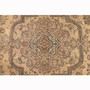Tabriz Persian Rug 10x7 ft - Semi Antique Medallion (Toranj), Shah Abbasi Cream, Taupe, Brown Hand Knotted | pile detail | SKU 111931
