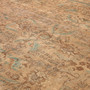 Tabriz Persian Rug 13x9 ft - Semi Antique Afshan All-Over, Shah Abbasi Camel, Cream, Sage Green Hand Knotted | back view | SKU 111935