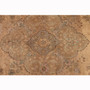 Tabriz Persian Rug 12x9 ft - Semi Antique Shah Abbasi, Medallion (Toranj) Camel, Taupe, Brown Hand Knotted | pile detail | SKU 111940
