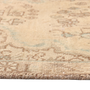 Tabriz Persian Rug 8x4 ft - Semi Antique Medallion (Toranj), Shah Abbasi Cream, Camel, Taupe Hand Knotted | side view | SKU 111942
