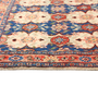 Veramin Persian Rug 5'3" x 3'6" - Semi Antique Vagireh Blue, Navy Blue Hand Knotted | side view | SKU 111952