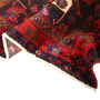 Bijar Persian Rug 10x5 ft - Semi Antique Medallion Crimson, Navy Blue Hand Knotted | detail view | SKU 111953