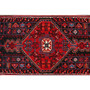 Tuyserkan Persian Rug 8x2 ft - Semi Antique Medallion Madder Red, Navy Blue, Dark Red Hand Knotted | pile detail | SKU 112001