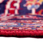 Kashan Persian Rug 13'0" x 9'6" - Semi Antique Medallion Crimson, Navy Blue Hand Knotted | back view | SKU 110102