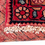 Lilihan Persian Rug 9'3" x 5'9" - Semi Antique Geometric Red, Navy Blue Hand Knotted | pile detail | SKU 111011