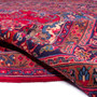 Sabzevar Persian Rug 12'8" x 9'8" - Semi Antique Medallion Crimson, Beige Hand Knotted | detail view | SKU 111026