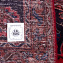 Mashad Persian Rug 10x6 ft - Semi Antique Medallion Crimson, Ultramarine Hand Knotted | full view | SKU 111211