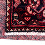 Hamadan Persian Rug 8x2 ft - Semi Antique Afshan Red, Blue Hand Knotted | pile detail | SKU 111212