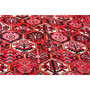Bakhtiari Persian Rug 9'10" x 7'1" - Semi Antique Medallion Blue, Crimson Hand Knotted | side view | SKU 111310